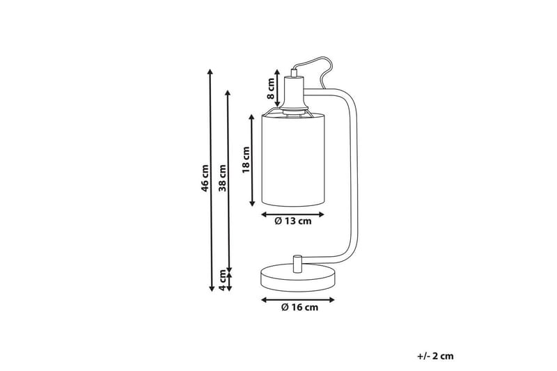 Kallisti Bordslampa 46 cm E27 - Koppar/Vit - Belysning - Lampor & belysning inomhus - Sovrumslampa - Sänglampa - Sängbordslampa