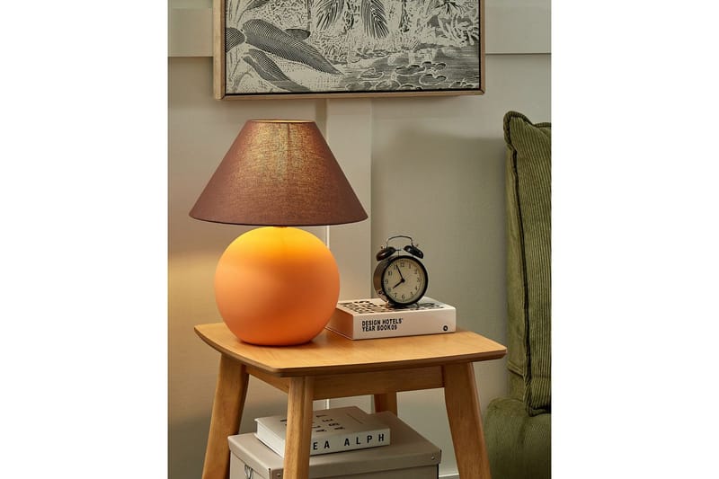 Kinalada Bordslampa 41 cm E27 - Orange/Brun - Belysning - Lampor & belysning inomhus - Sovrumslampa - Sänglampa - Sängbordslampa