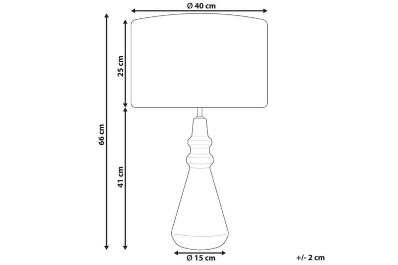 Kytho Bordslampa 66 cm E27 - Mörkblå/Vit - Belysning - Lampor & belysning inomhus - Sovrumslampa - Sänglampa - Sängbordslampa