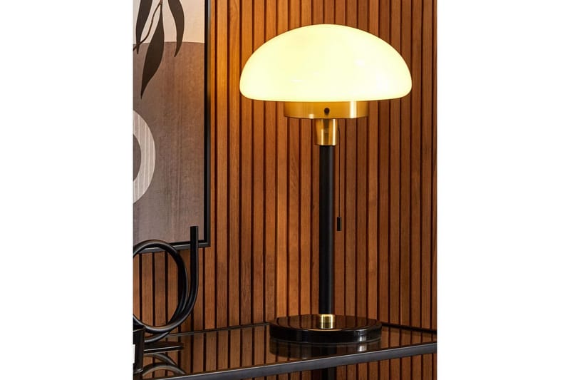 Maltiba Bordslampa 66 cm E27 - Svart/Vit - Belysning - Lampor & belysning inomhus - Sovrumslampa - Sänglampa - Sängbordslampa