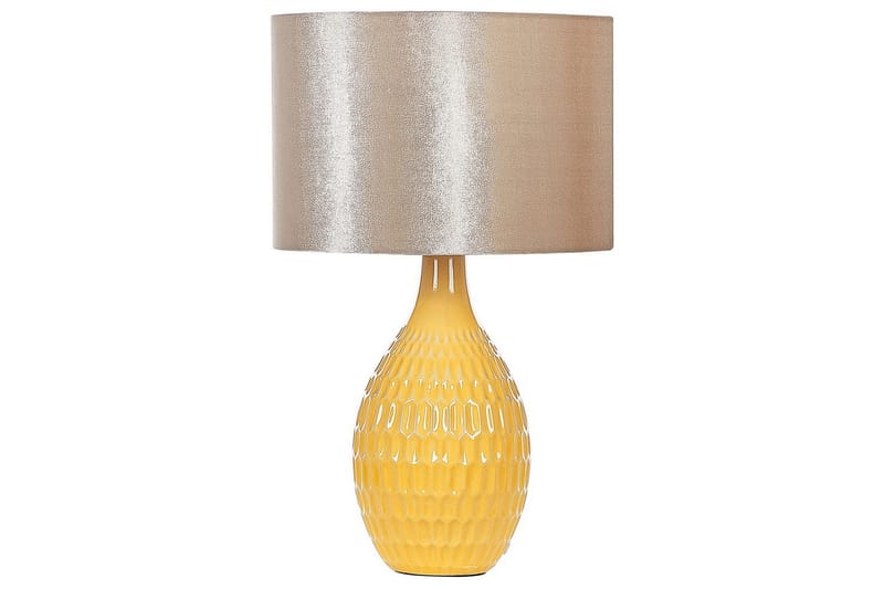 Palko Bordslampa 52 cm E27 - Gul/Beige - Belysning - Lampor & belysning inomhus - Sovrumslampa - Sänglampa - Sängbordslampa