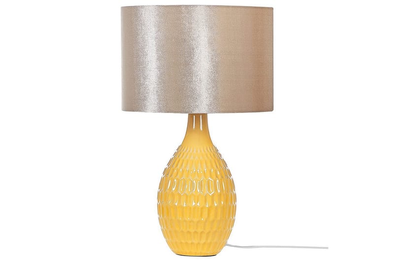 Palko Bordslampa 52 cm E27 - Gul/Beige - Belysning - Lampor & belysning inomhus - Sovrumslampa - Sänglampa - Sängbordslampa