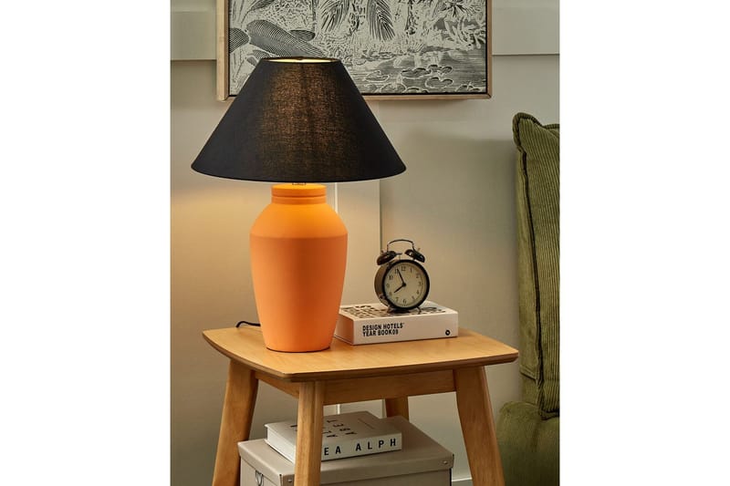 Rodbrera Bordslampa 52 cm E27 - Orange/Svart - Belysning - Lampor & belysning inomhus - Sovrumslampa - Sänglampa - Sängbordslampa