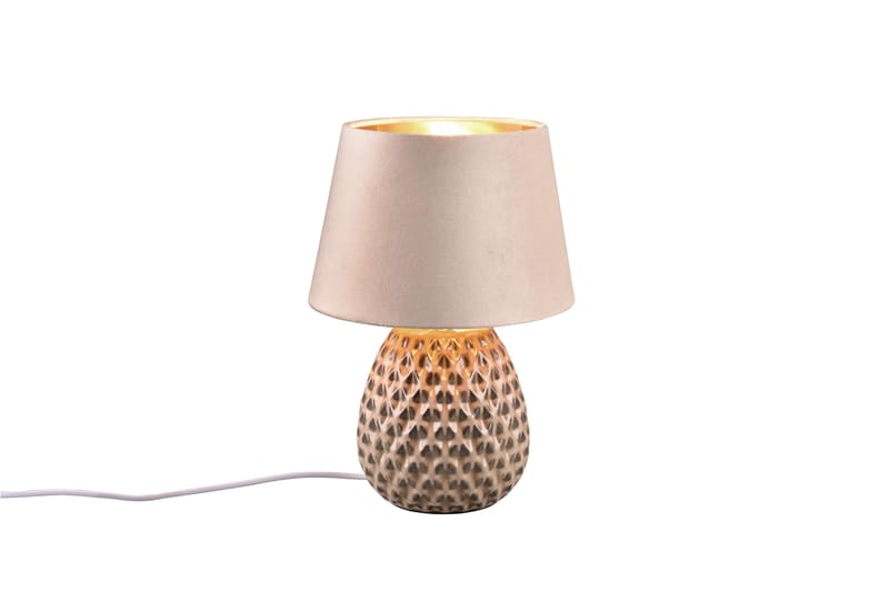 Ariana bordslampa 35 cm E14 beige - Beige - Belysning - Lampor & belysning inomhus - Sovrumslampa - Sänglampa - Sängbordslampa