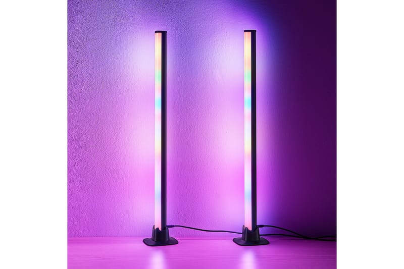 Trio Lighting Boy LED bordslampa 2 st svart RGB - Belysning - Lampor & belysning inomhus - Sovrumslampa - Sänglampa - Sängbordslampa