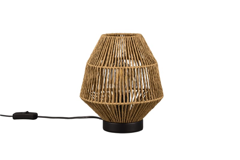 Trio Lighting Miki bordslampa E27 sisal - Belysning - Lampor & belysning inomhus - Sovrumslampa - Sänglampa - Sängbordslampa