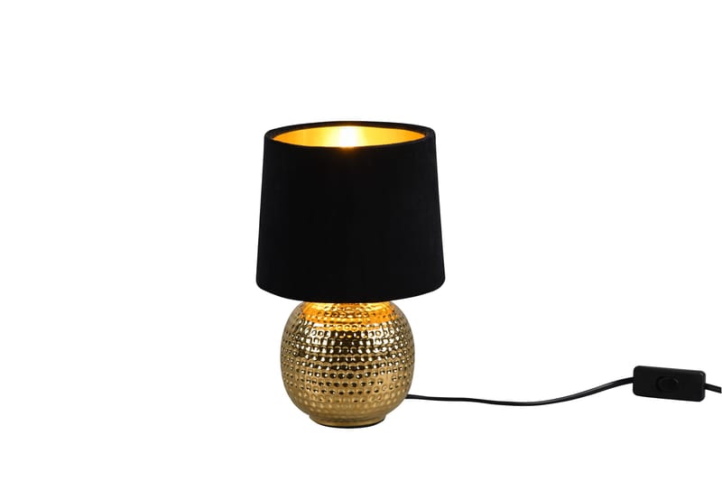 Trio Lighting Sophia bordslampa E14 svart/ guld - Bordslampa - Fönsterlampa på fot - Hall lampa - Sängbordslampa - Fönsterlampa