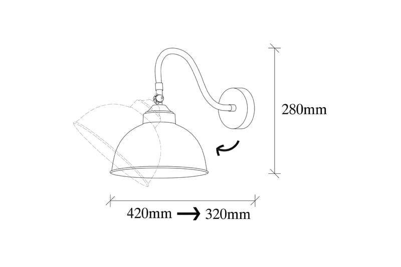 Vägglampa Saglam Svart - Opviq - Belysning - Lampor & belysning inomhus - Sovrumslampa - Sänglampa - Sänglampa vägg