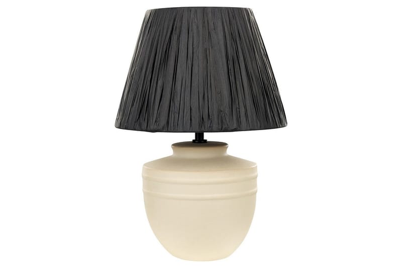 Thira Bordslampa 44 cm E27 - Beige/Svart - Belysning - Lampor & belysning inomhus - Sovrumslampa - Sänglampa - Sängbordslampa