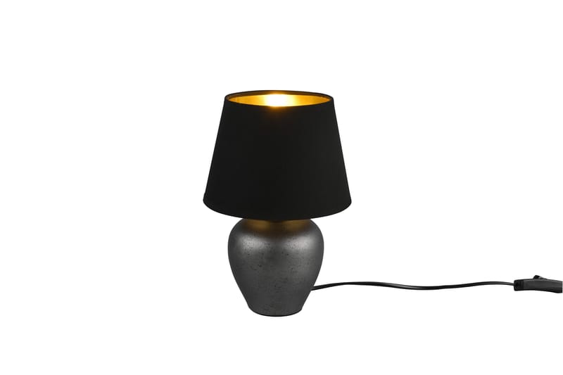 Trio Lighting Abby bordslampa E14 svart/ guld - Bordslampa - Fönsterlampa på fot - Hall lampa - Sängbordslampa - Fönsterlampa