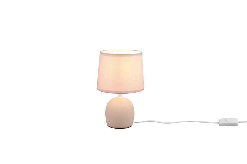Trio Lighting Malu bordslampa E14 beige - Bordslampa - Fönsterlampa på fot - Hall lampa - Sängbordslampa - Fönsterlampa