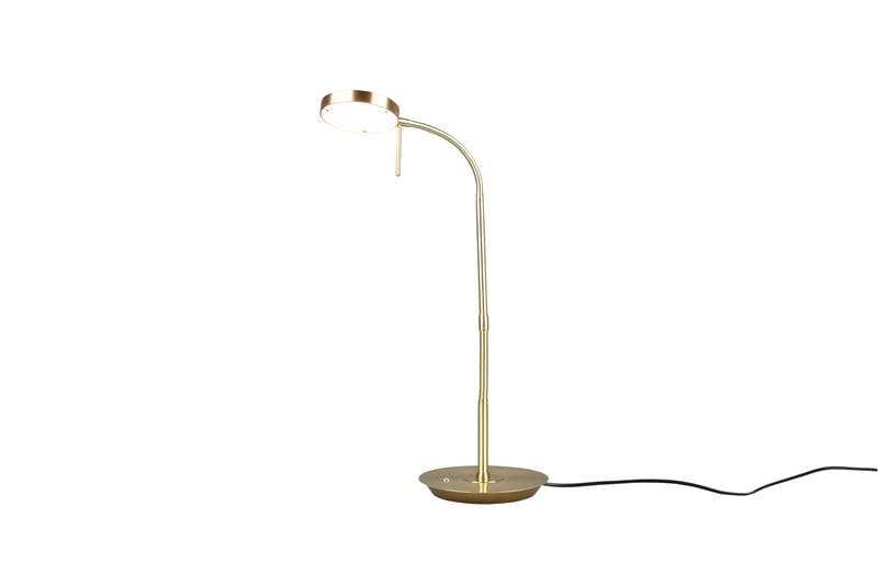 Trio Lighting Monza LED bordslampa mattmässing - Bordslampa - Fönsterlampa på fot - Hall lampa - Sängbordslampa - Fönsterlampa