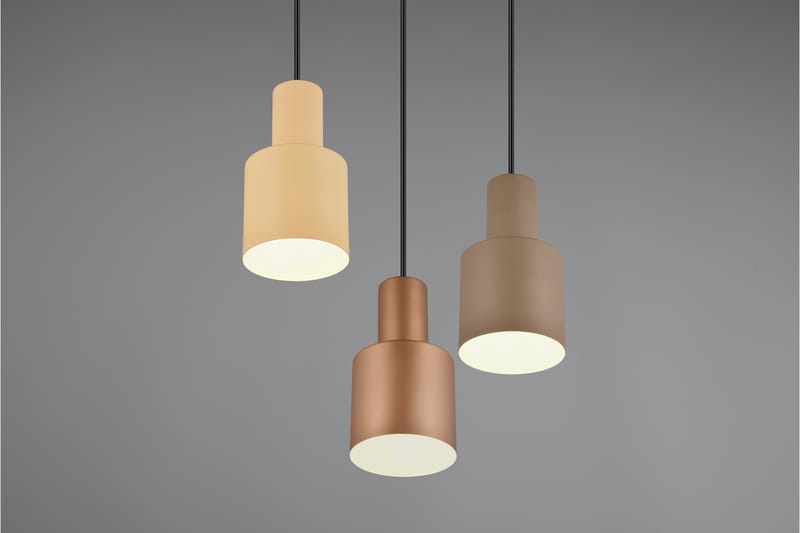 Trio Lighting Agudo taklampa 3L E27 flerfärgad - Belysning - Lampor & belysning inomhus - Sovrumslampa - Taklampa sovrum