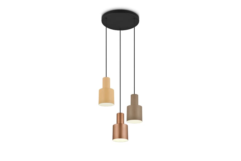 Trio Lighting Agudo taklampa 3L E27 flerfärgad - Belysning - Lampor & belysning inomhus - Sovrumslampa - Taklampa sovrum