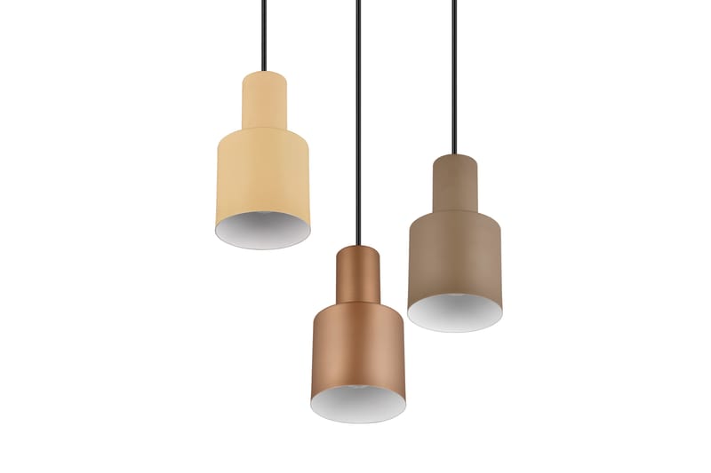 Trio Lighting Agudo taklampa 3L E27 flerfärgad - Belysning - Lampor & belysning inomhus - Sovrumslampa - Taklampa sovrum