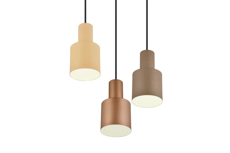 Trio Lighting Agudo taklampa 3L E27 flerfärgad - Belysning - Lampor & belysning inomhus - Sovrumslampa - Taklampa sovrum