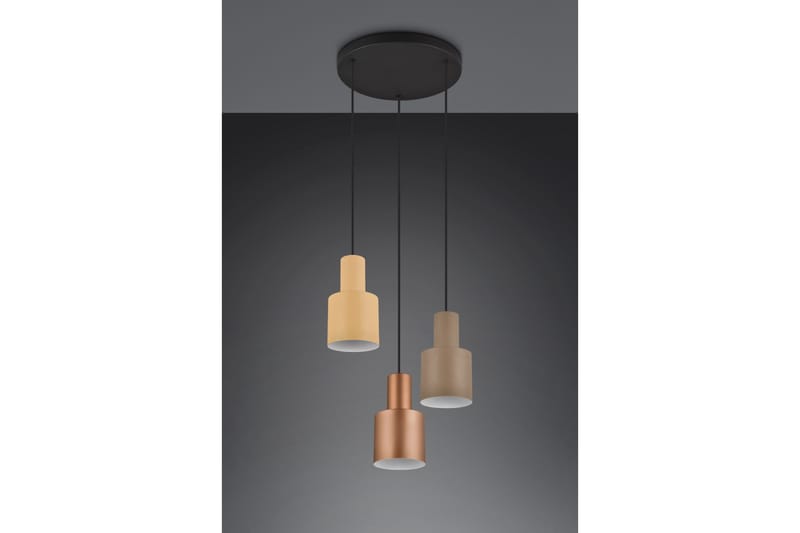 Trio Lighting Agudo taklampa 3L E27 flerfärgad - Belysning - Lampor & belysning inomhus - Sovrumslampa - Taklampa sovrum