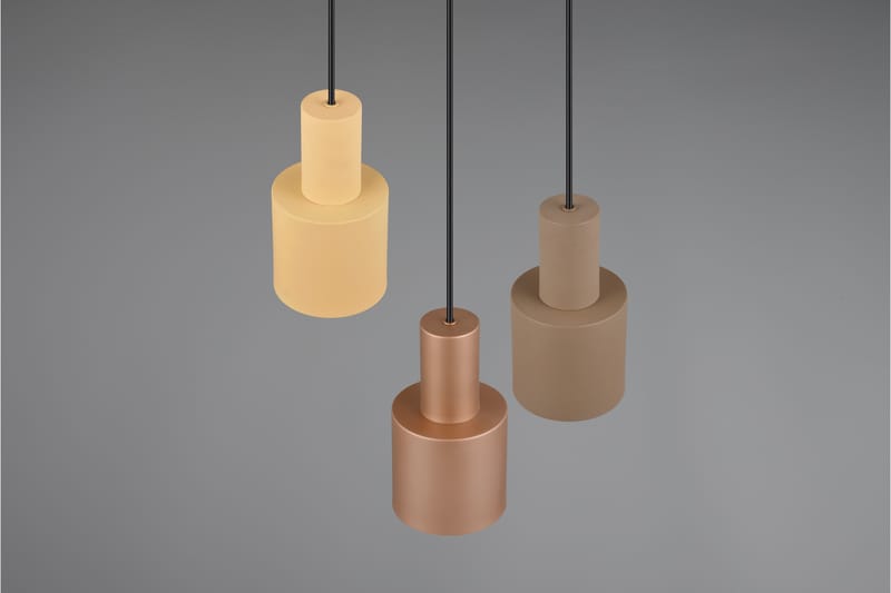 Trio Lighting Agudo taklampa 3L E27 flerfärgad - Belysning - Lampor & belysning inomhus - Sovrumslampa - Taklampa sovrum