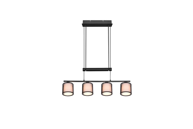 Trio Lighting Burton taklampa 4L E14 mattsvart - Belysning - Lampor & belysning inomhus - Sovrumslampa - Taklampa sovrum