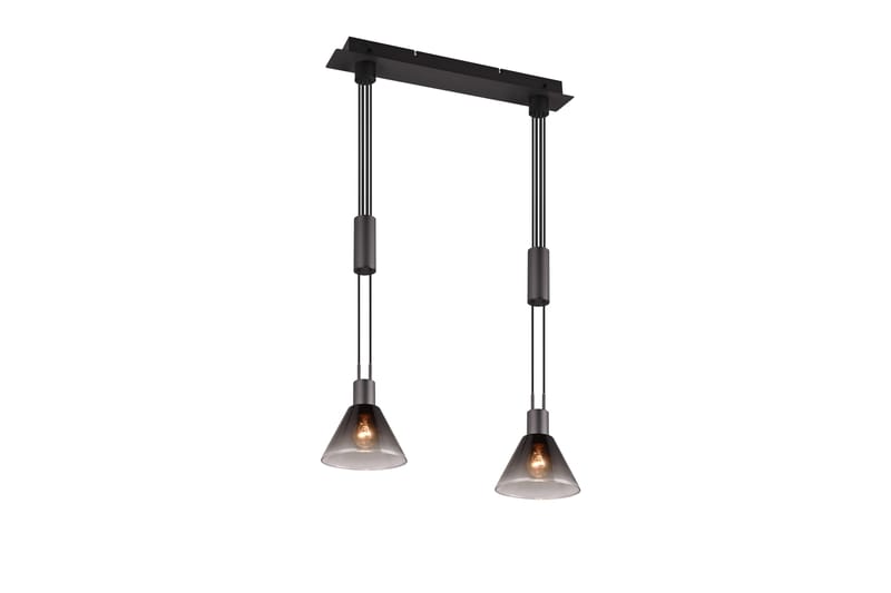 Trio Lighting Stanley taklampa 2L E27 mattsvart - Belysning - Lampor & belysning inomhus - Sovrumslampa - Taklampa sovrum