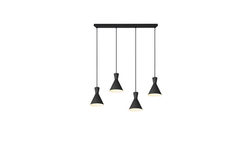 Trio Lighting Enzo taklampa 4L E27 mattsvart - Belysning - Lampor & belysning inomhus - Sovrumslampa - Taklampa sovrum