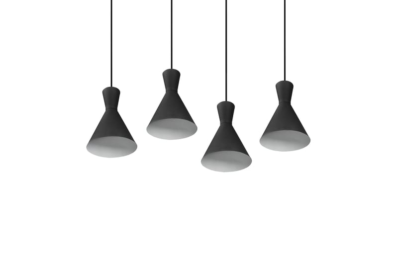 Trio Lighting Enzo taklampa 4L E27 mattsvart - Belysning - Lampor & belysning inomhus - Sovrumslampa - Taklampa sovrum