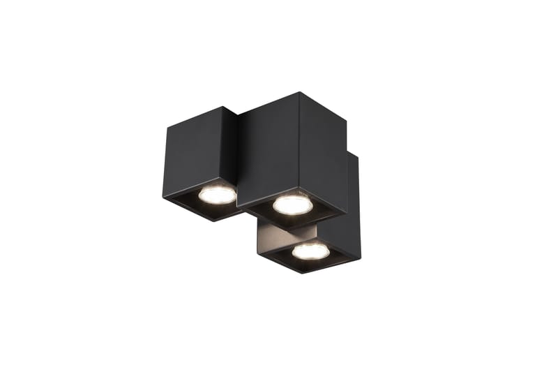 Trio Lighting Fernando plafond 3L  GU10 mattsvart - Belysning - Lampor & belysning inomhus - Sovrumslampa - Taklampa sovrum