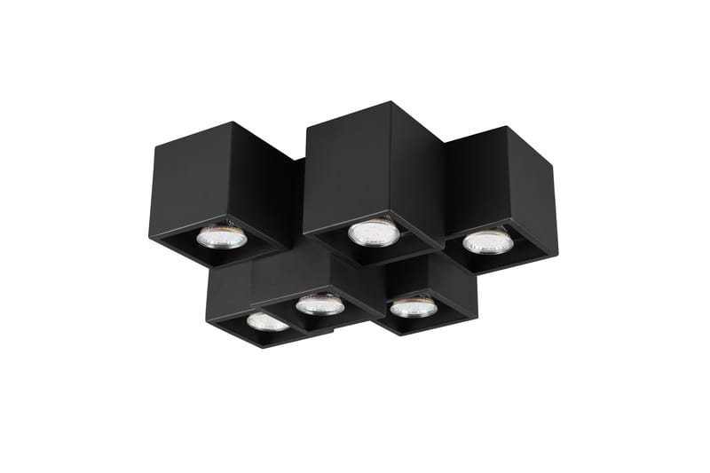 Trio Lighting Fernando plafond 6L GU10 mattsvart - Belysning - Lampor & belysning inomhus - Sovrumslampa - Taklampa sovrum