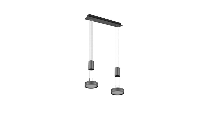 Trio Lighting Franklin LED taklampa 2L antracit - Taklampa sovrum - Kökslampa & taklampa kök - Hall lampa - Fönsterlampa - Pendellampa & hänglampa - Taklampa vardagsrum - Fönsterlampa hängande - Taklampa & takbelysning