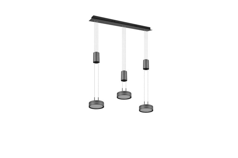 Trio Lighting Franklin LED taklampa 3L antracit - Taklampa sovrum - Kökslampa & taklampa kök - Hall lampa - Fönsterlampa - Pendellampa & hänglampa - Taklampa vardagsrum - Fönsterlampa hängande - Taklampa & takbelysning