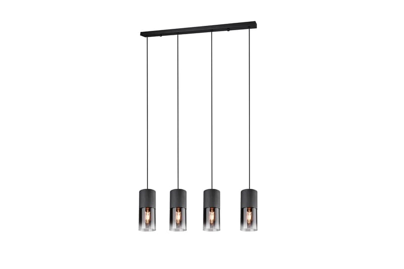 Trio Lighting Robin taklampa 4L E27 mattsvart - Belysning - Lampor & belysning inomhus - Sovrumslampa - Taklampa sovrum