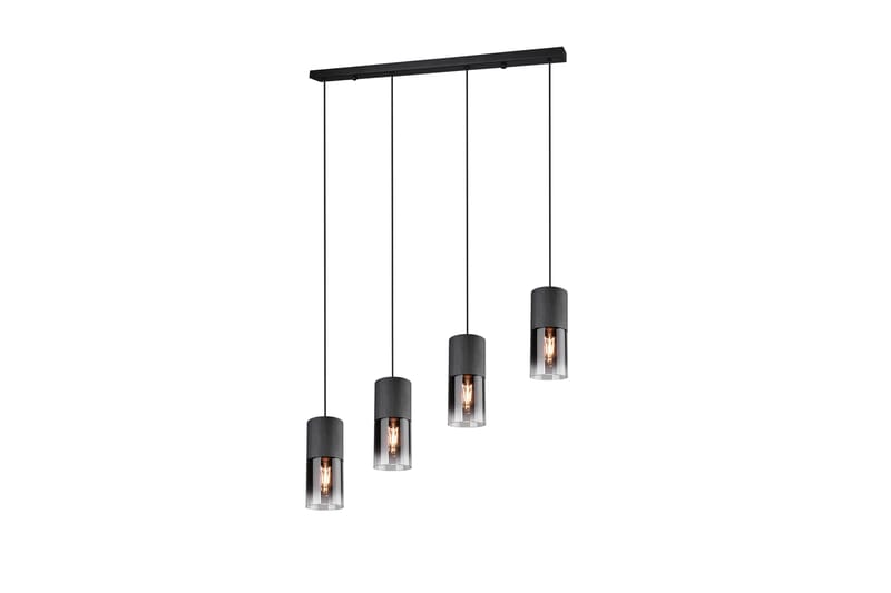 Trio Lighting Robin taklampa 4L E27 mattsvart - Belysning - Lampor & belysning inomhus - Sovrumslampa - Taklampa sovrum