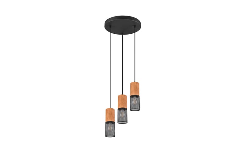 Trio Lighting Tosh taklampa 3L E27 mattsvart - Belysning - Lampor & belysning inomhus - Sovrumslampa - Taklampa sovrum