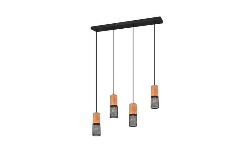 Trio Lighting Tosh taklampa 4L E27 mattsvart - Belysning - Lampor & belysning inomhus - Sovrumslampa - Taklampa sovrum