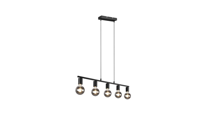 Trio Lighting Vannes taklampa 5L E27 mattsvart - Belysning - Lampor & belysning inomhus - Sovrumslampa - Taklampa sovrum