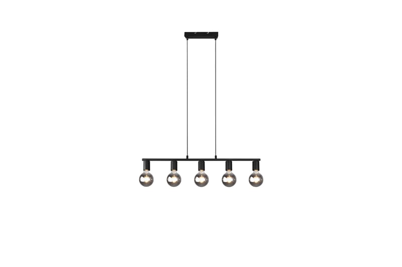 Trio Lighting Vannes taklampa 5L E27 mattsvart - Belysning - Lampor & belysning inomhus - Sovrumslampa - Taklampa sovrum