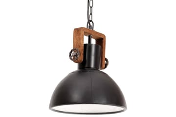 Hänglampa industriell 25 W svart rund 30 cm E27