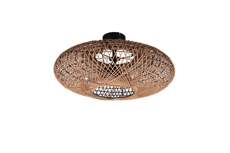 Hedda plafond 2L E27 mattsvart/ sisal - Matt svart/Sisal - Belysning - Lampor & belysning inomhus - Taklampa & takbelysning - Takplafond