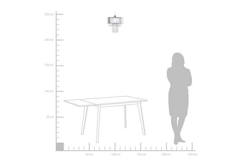 Ljuskrona Adorn 24 cm - Transparent - Belysning - Lampor & belysning inomhus - Taklampa & takbelysning - Kristallkrona & takkrona