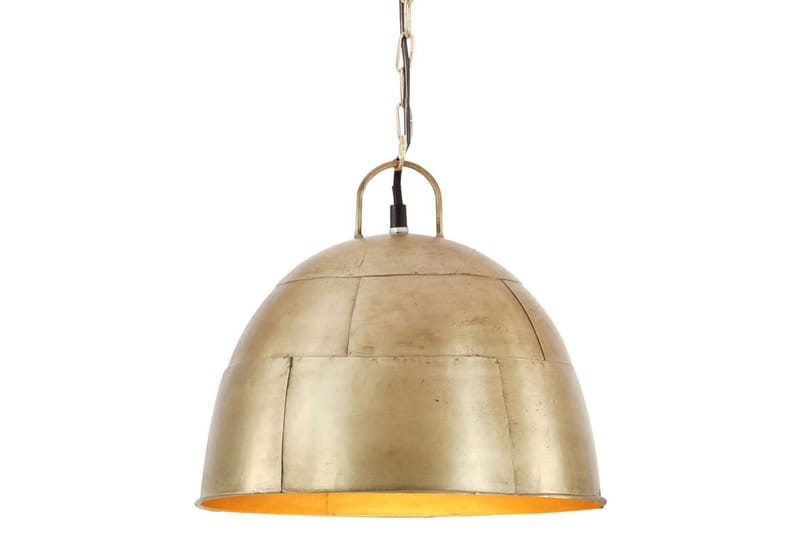 Hänglampa industriell vintage 25 W mässing rund 31 cm E27 - Guld - Kökslampa & taklampa kök - Fönsterlampa - Taklampa sovrum - Pendellampa & hänglampa - Hall lampa - Taklampa vardagsrum - Fönsterlampa hängande - Taklampa & takbelysning