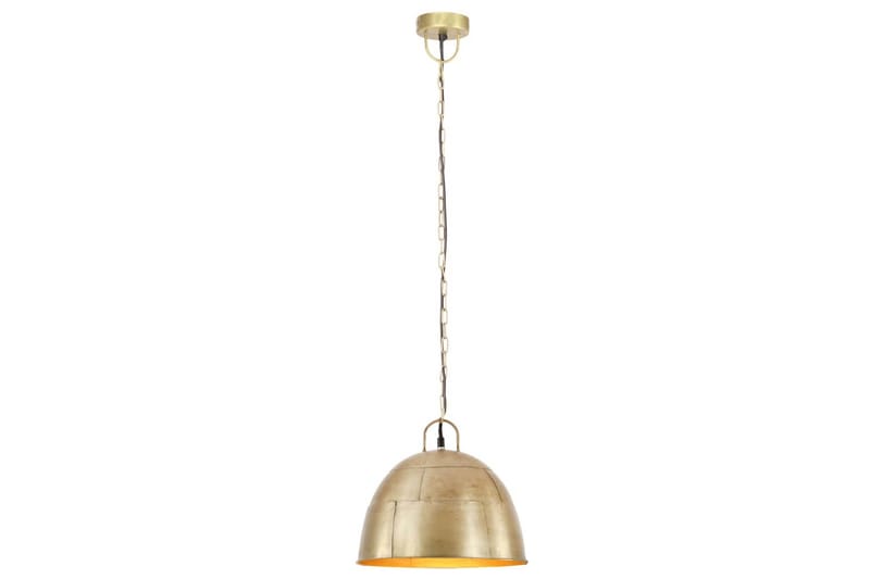 Hänglampa industriell vintage 25 W mässing rund 31 cm E27 - Guld - Kökslampa & taklampa kök - Fönsterlampa - Taklampa sovrum - Pendellampa & hänglampa - Hall lampa - Taklampa vardagsrum - Fönsterlampa hängande - Taklampa & takbelysning