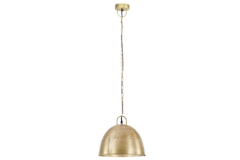 Hänglampa industriell vintage 25 W mässing rund 31 cm E27 - Guld - Kökslampa & taklampa kök - Fönsterlampa - Taklampa sovrum - Pendellampa & hänglampa - Hall lampa - Taklampa vardagsrum - Fönsterlampa hängande - Taklampa & takbelysning