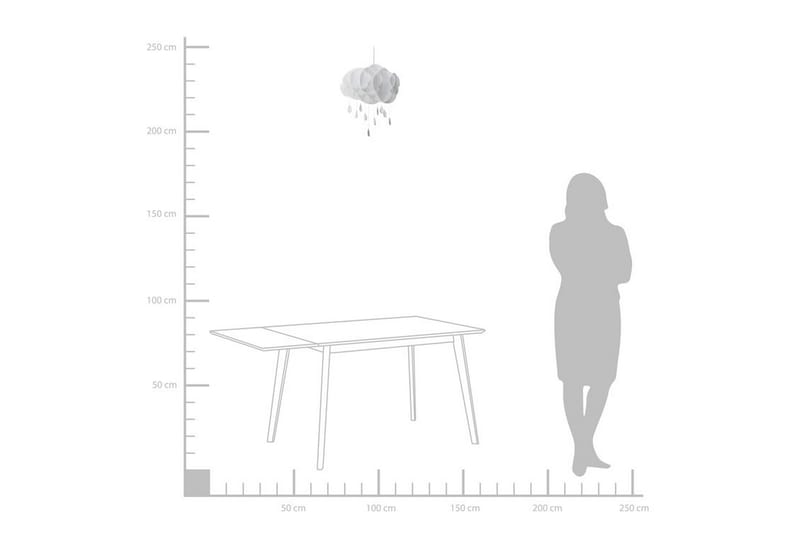 Taklampa Ailenne 35 cm - Vit - Belysning - Lampor & belysning inomhus - Taklampa & takbelysning - Pendellampa & hänglampa