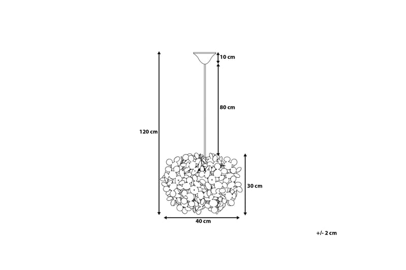 Taklampa Lamone 40 cm - Vit - Belysning - Lampor & belysning inomhus - Taklampa & takbelysning - Pendellampa & hänglampa