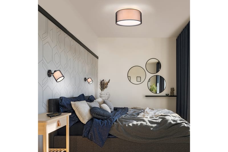 Trio Lighting Burton plafond 3xE27 mattsvart - Belysning - Lampor & belysning inomhus - Taklampa & takbelysning - Pendellampa & hänglampa