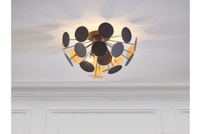 Plafond Damatria - Svart/Guld - Hall lampa - Plafond - Takplafond - Taklampa & takbelysning