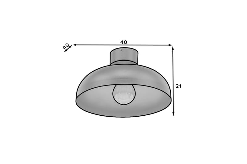 Plafond Desolo - Svart - Belysning - Lampor & belysning inomhus - Taklampa & takbelysning - Takplafond