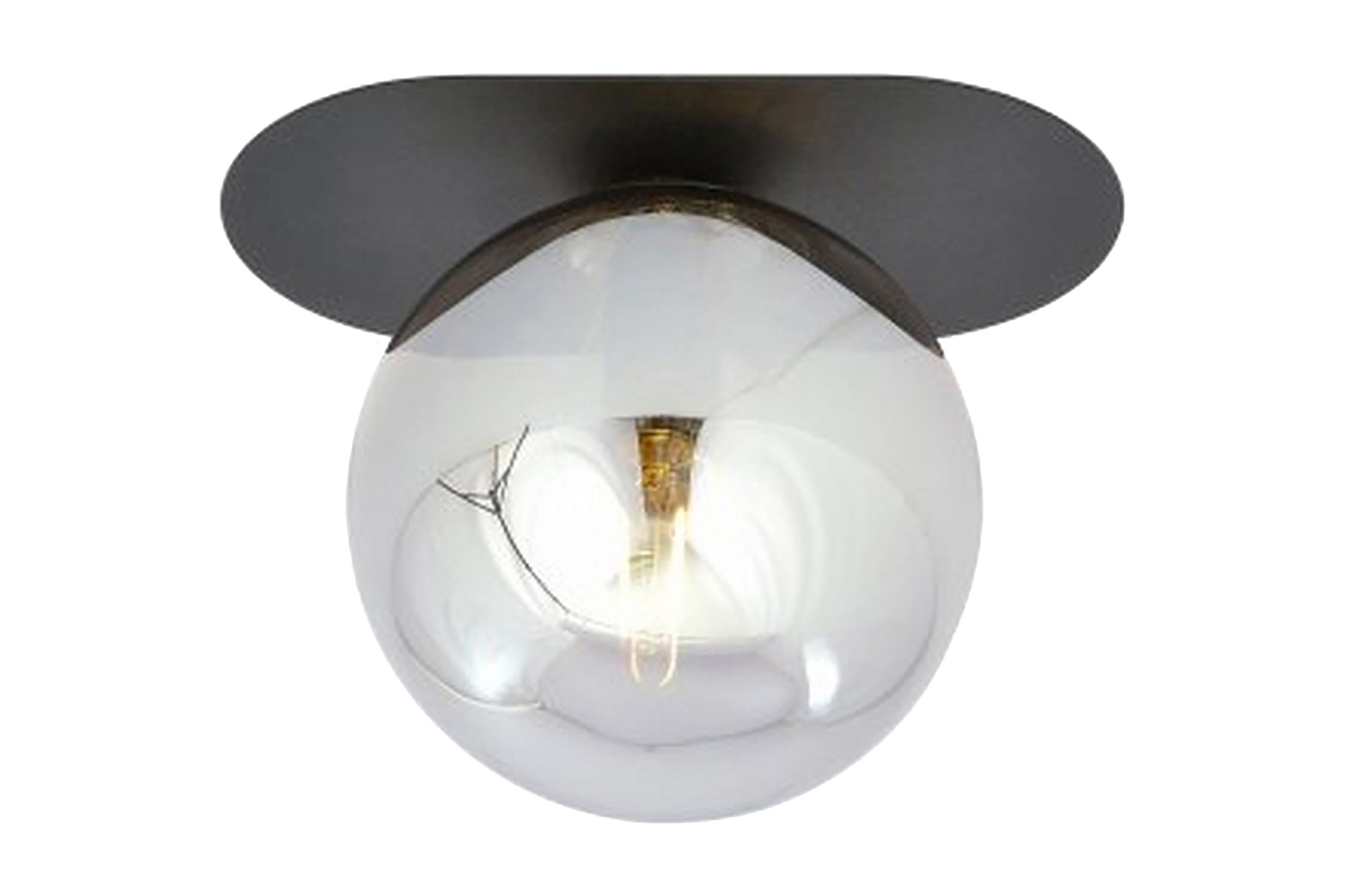 Plaza 1 Plafond Svart - Hall Lampa | Chilli