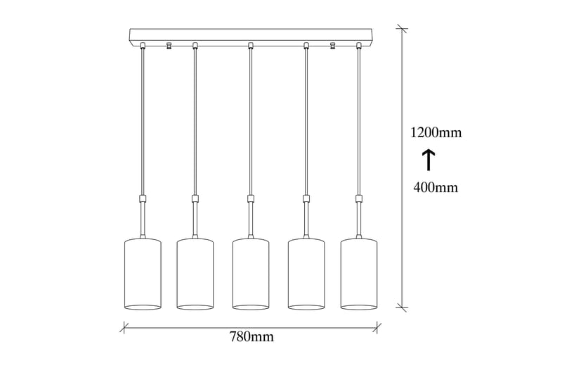 Taklampa Kem Antik/Svart - Opviq - Belysning - Lampor & belysning inomhus - Taklampa & takbelysning