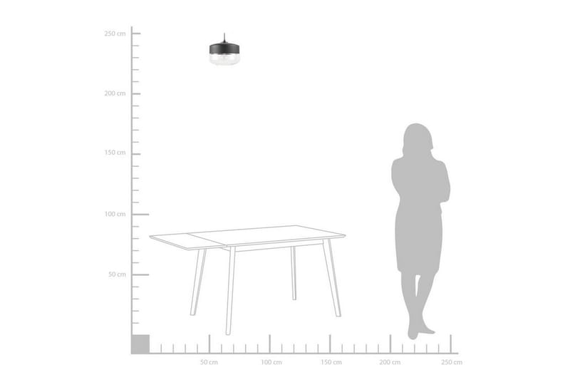 Taklampa Murray 25 cm - Svart - Belysning - Lampor & belysning inomhus - Taklampa & takbelysning - Kökslampa & taklampa kök